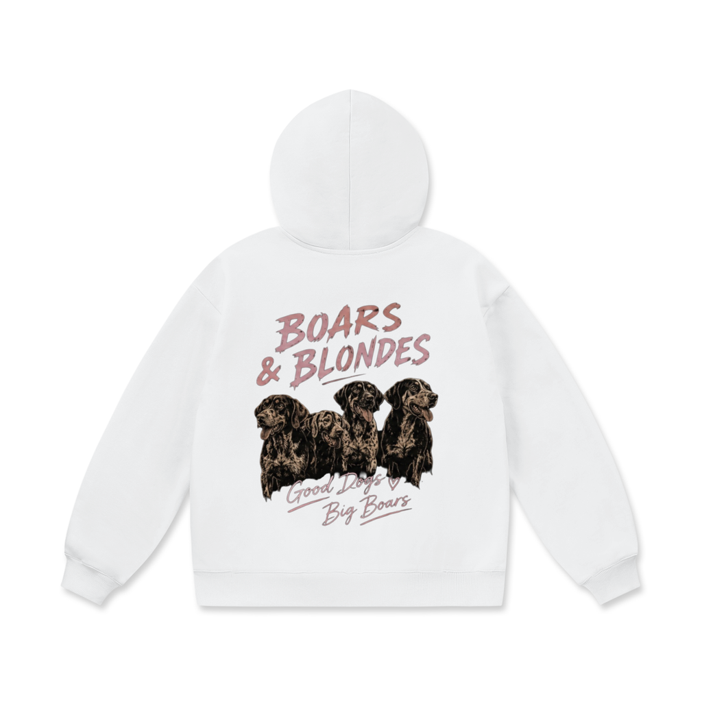 Good Dogs & Big Boars Fleece Hoodie