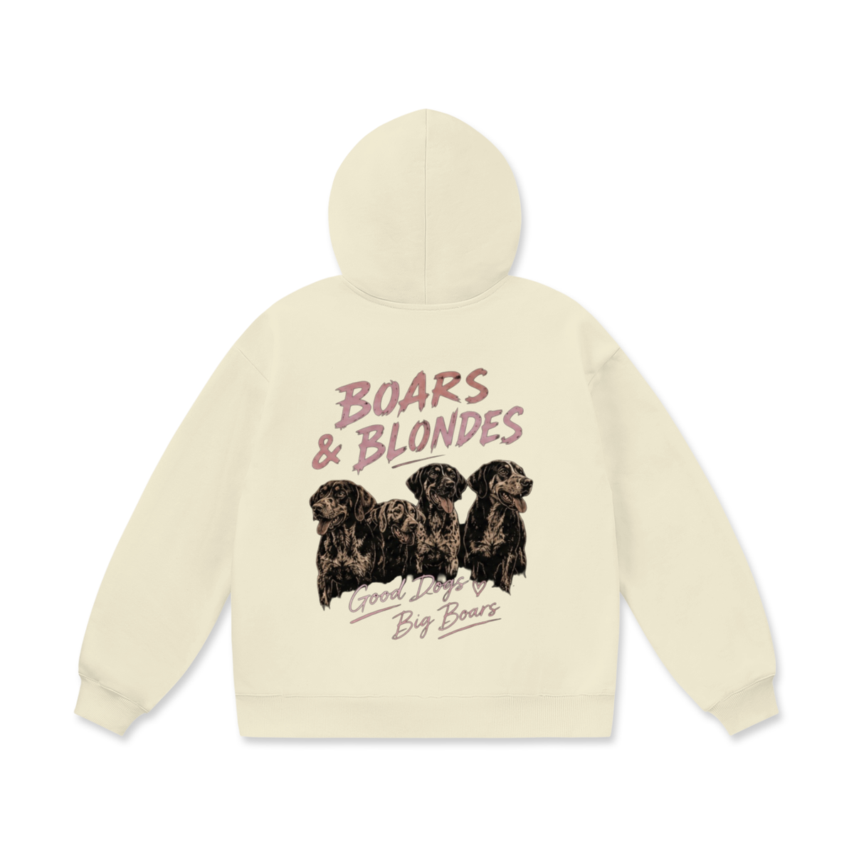 Good Dogs & Big Boars Fleece Hoodie