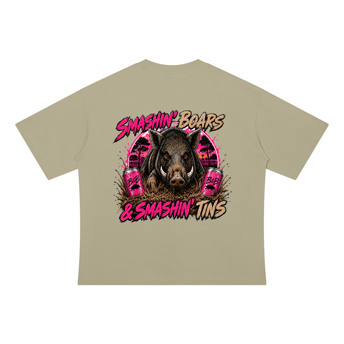 Smashin Boars & Smashin Tins Cotton T-Shirt