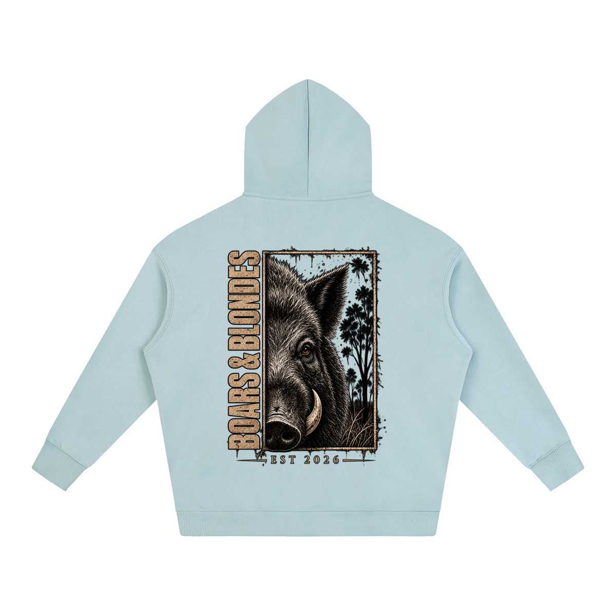 Boar Country Oversize Fleeced Hoodie