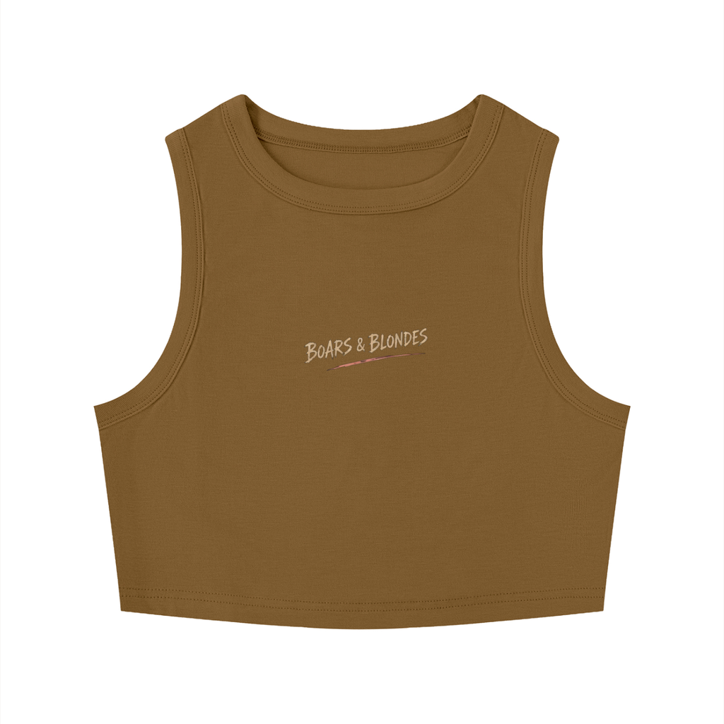 Boars & Blondes Crop Tee