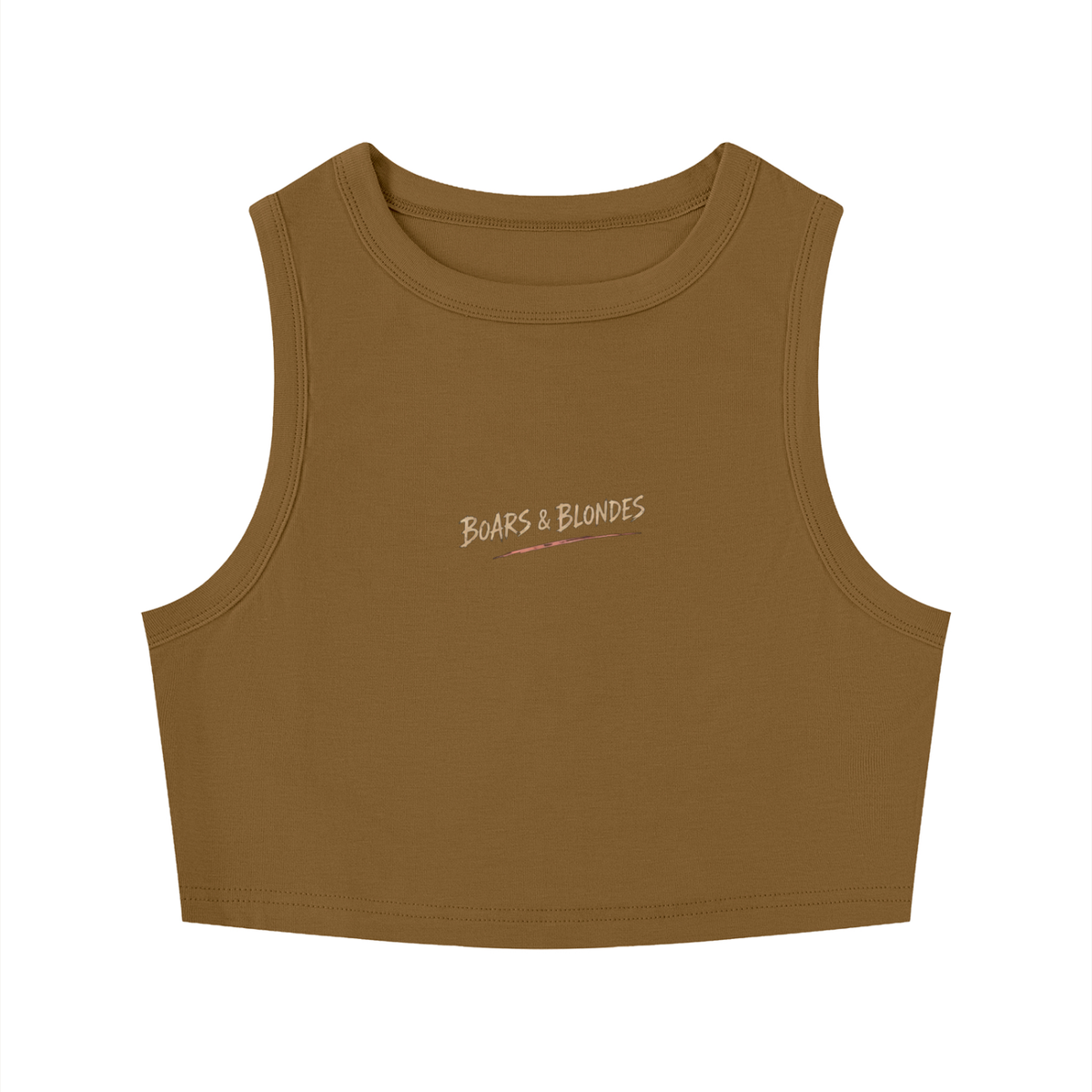 Boars & Blondes Crop Tee