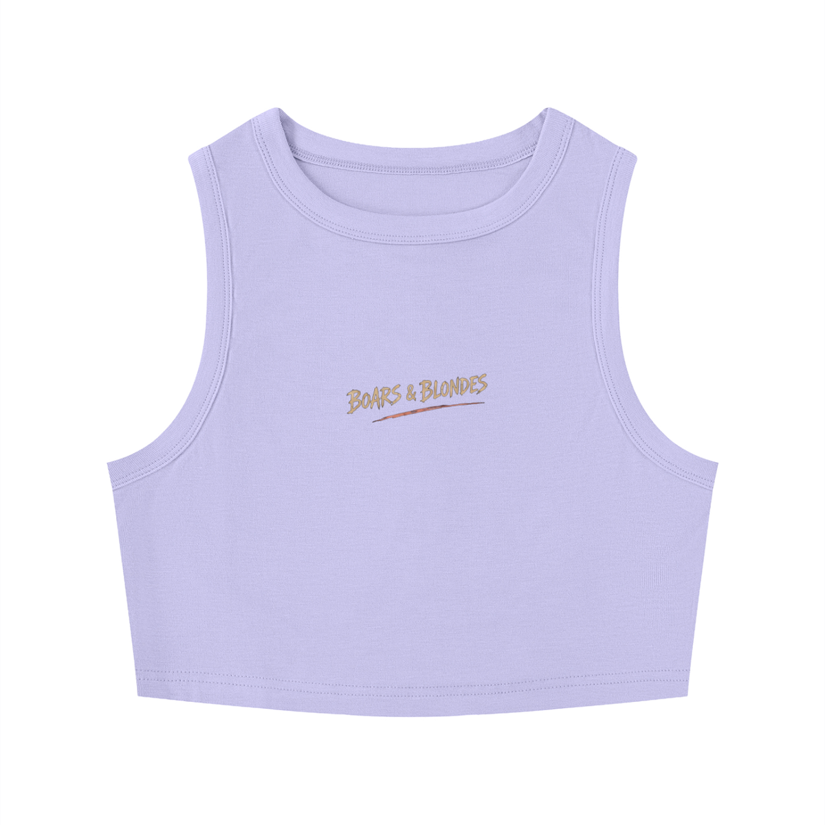 Boars & Blondes Crop Tee