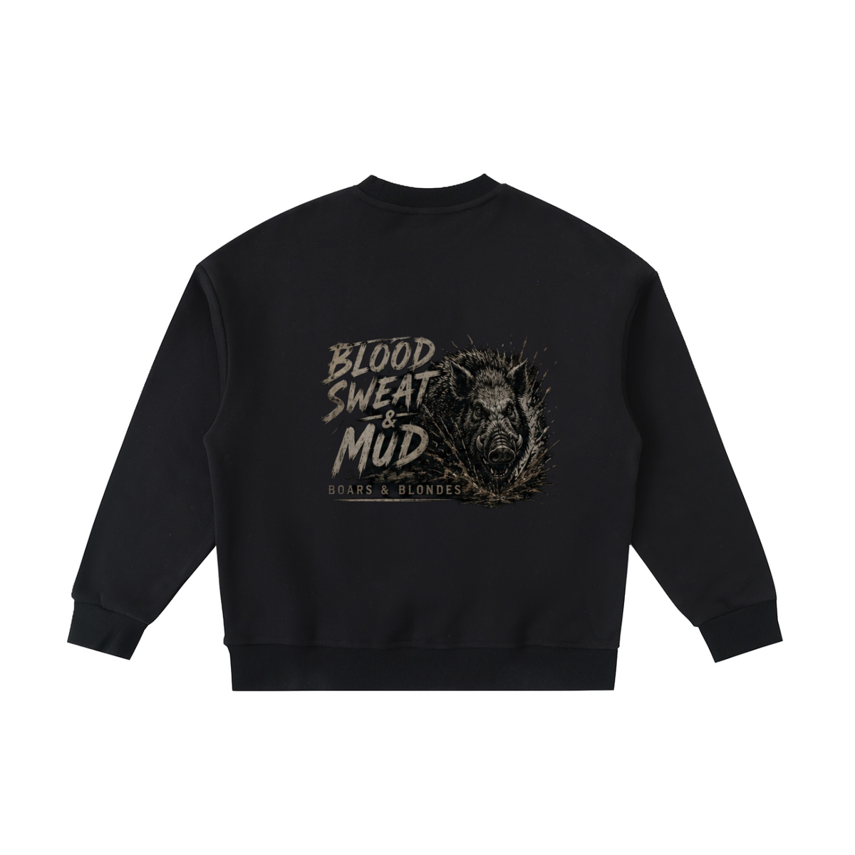 Blood Sweat and Mud Kids' Crewneck Sweatshirt