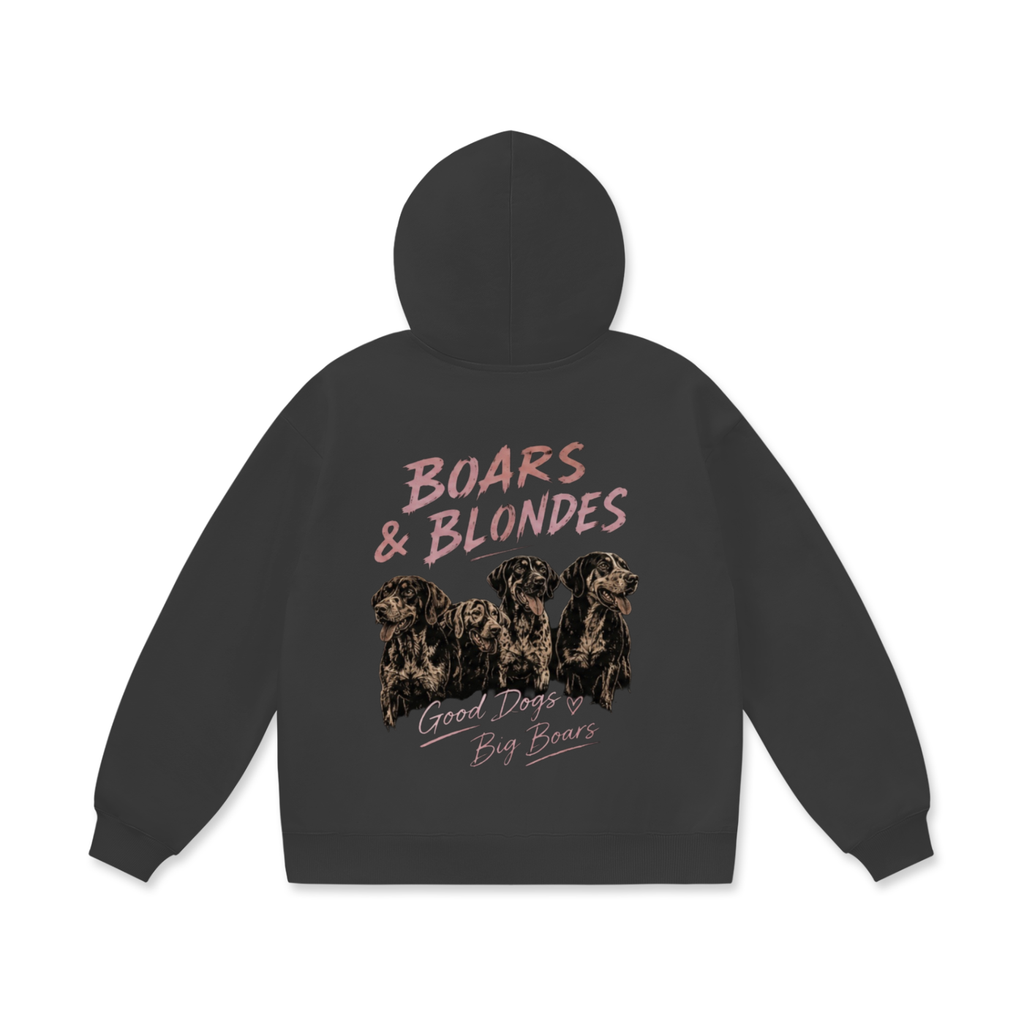 Good Dogs & Big Boars Fleece Hoodie