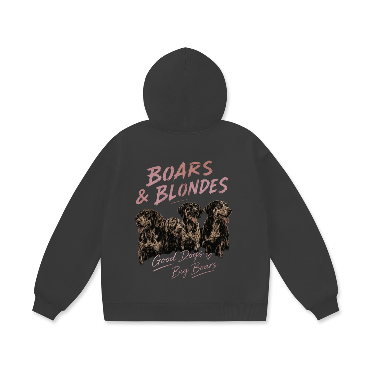 Good Dogs & Big Boars Fleece Hoodie