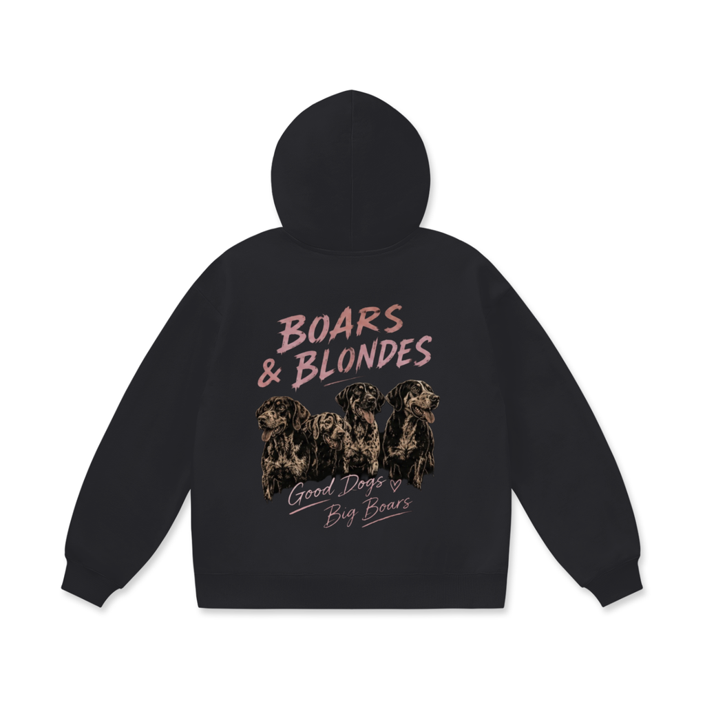 Good Dogs & Big Boars Fleece Hoodie