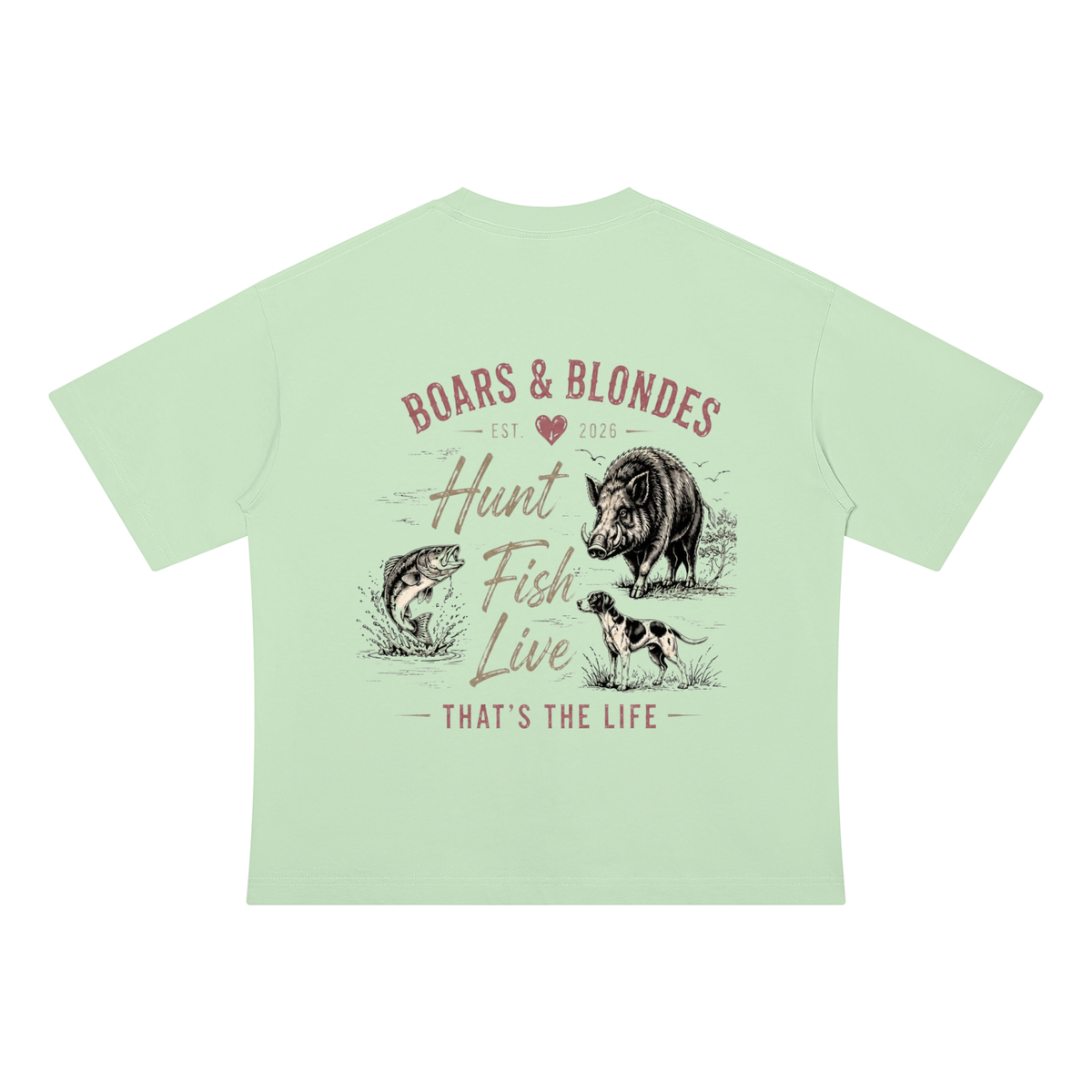 Hunt, Fish & Live Cotton T-Shirt