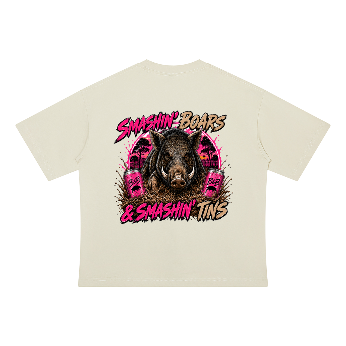 Smashin Boars & Smashin Tins Cotton T-Shirt