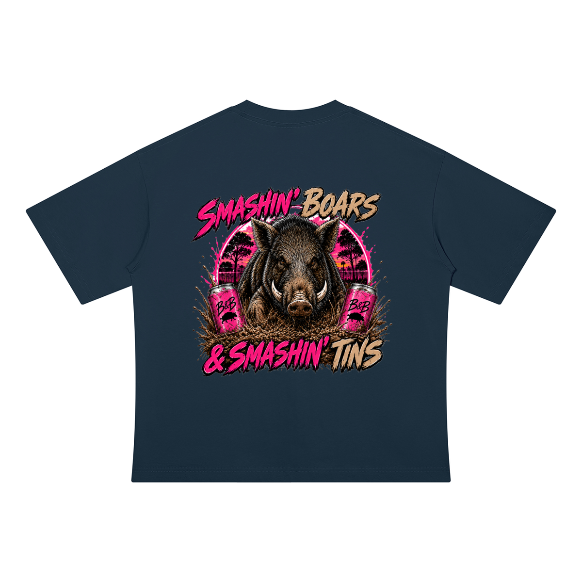 Smashin Boars & Smashin Tins Cotton T-Shirt