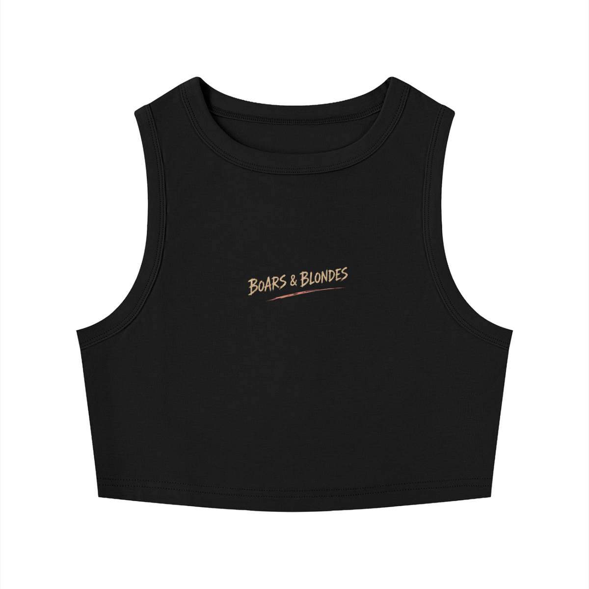 Boars & Blondes Crop Tee