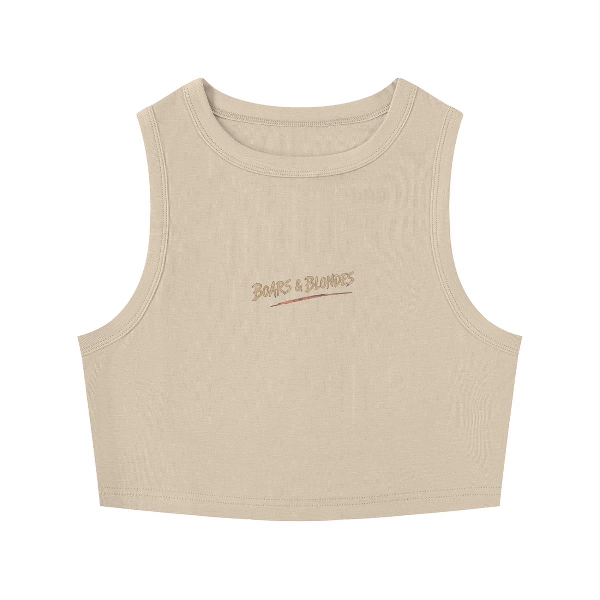 Boars & Blondes Crop Tee